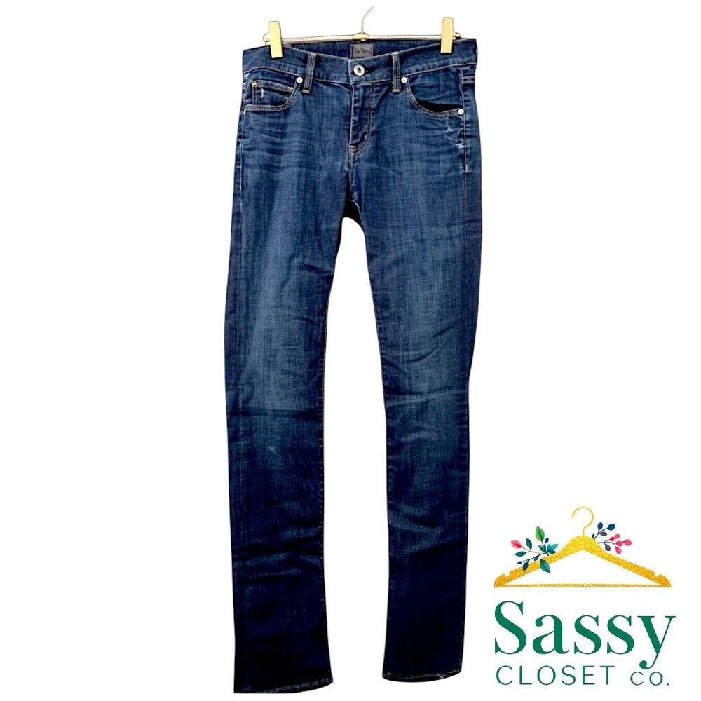 CITIZENS OF HUMANITY Ava Low Rise Straight Jeans 27 Dark Wash EUC